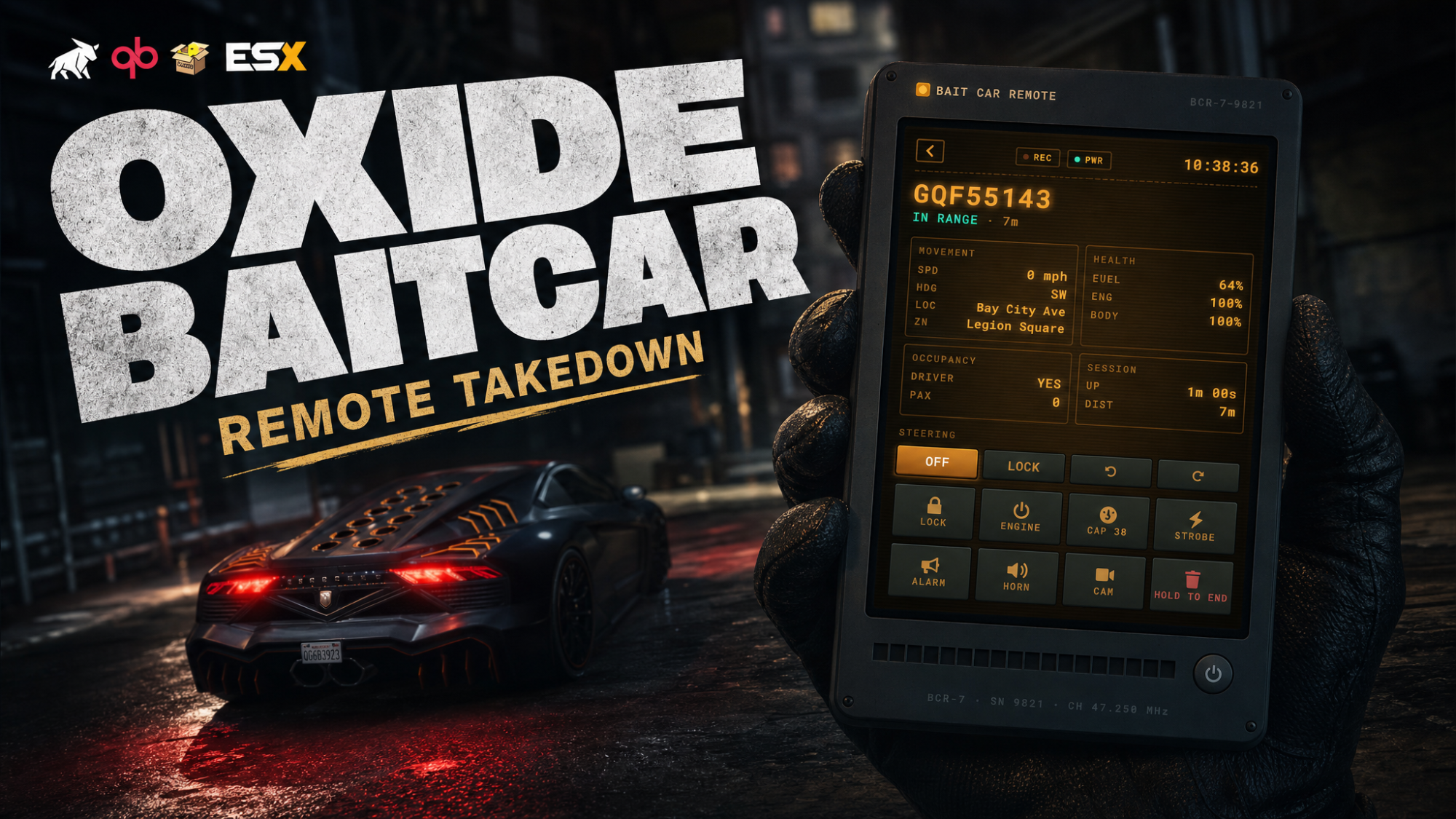 OXIDE BAIT CAR