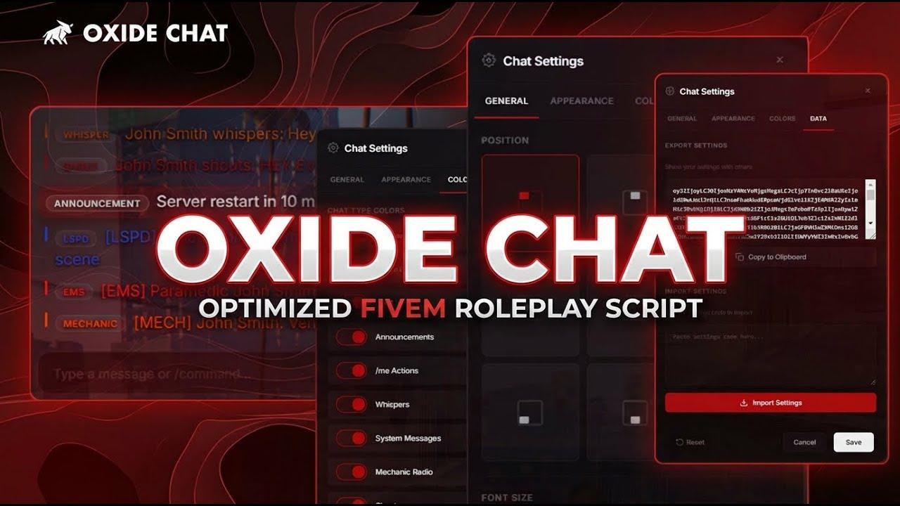 OXIDE CHAT | Modern Chat System video preview