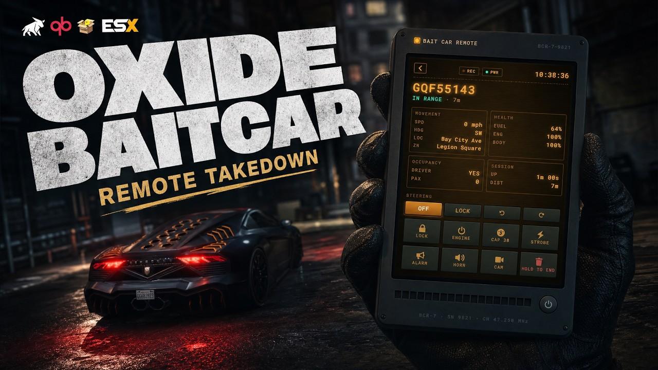 OXIDE BAIT CAR | Most Unique Law Enforcement Tool video preview